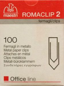 Συνδετήρες Roma 100τεμ
