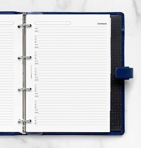 Όνομα, Διεύθυνση, Email, Τηλέφωνο, Κινητό Filofax