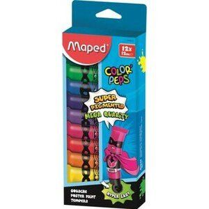 Τέμπερες Maped σε σωληνάριο (12 τμχ)